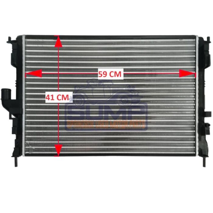 Radiator NP200 / Sandero (NO AC) 1.6 16V / 1.5D 08 - Up Manual (LONG) - Image 3