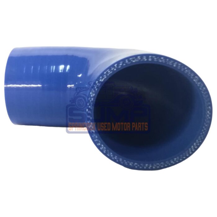 Silicone 90 Deg Trans Hose 50MM / 57MM - Blue - Image 2