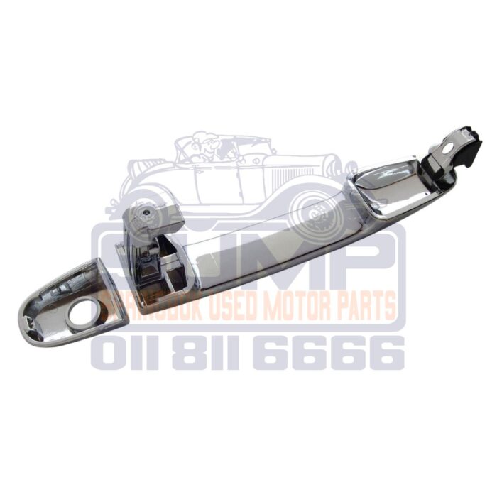 Door Handle Hilux Outer Front 05 - 15 Chrome + Keyhole - Image 2