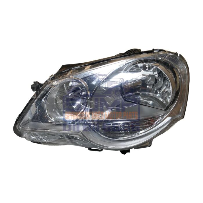 Headlamp Polo 05 - 09 (CHROME / ELECTRONIC)