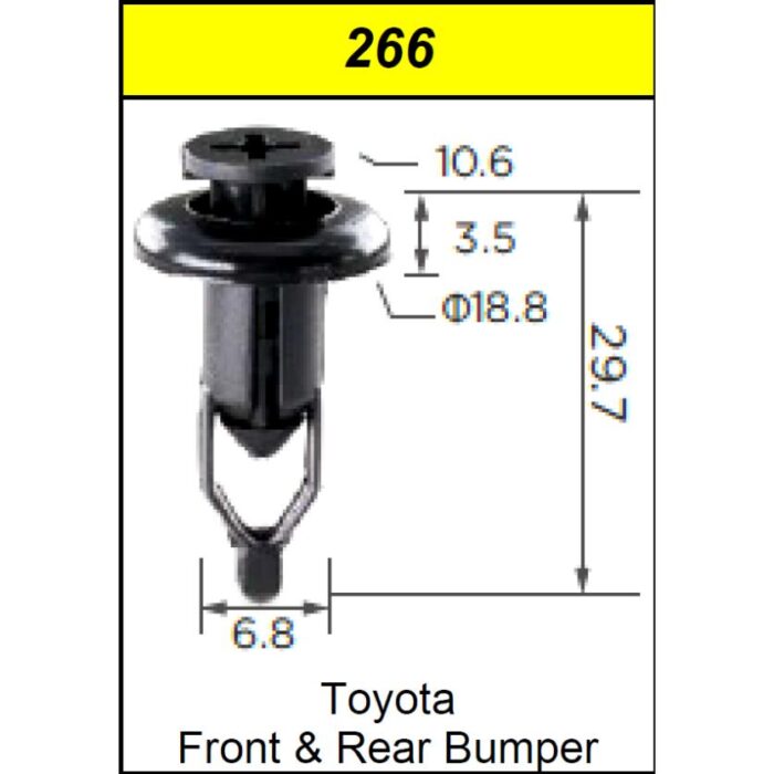 Clips Bumper Toyota