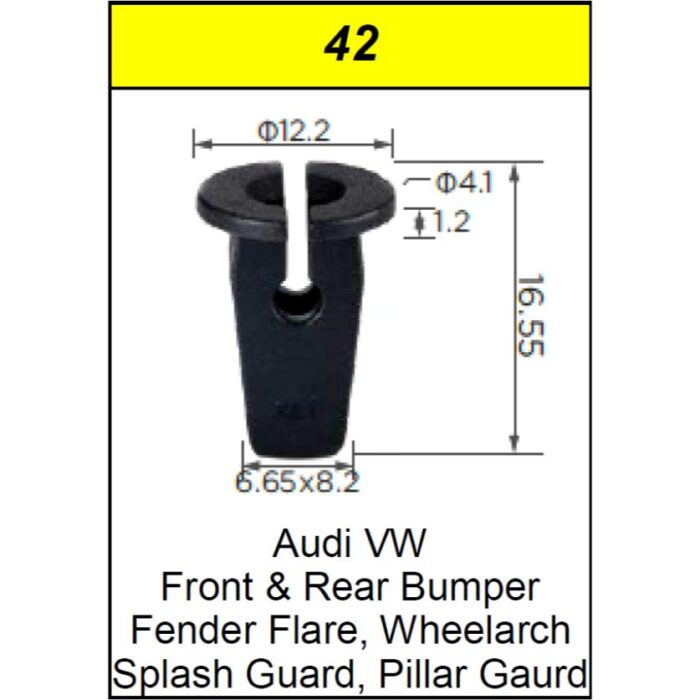 Clip Screw Grommet Vw