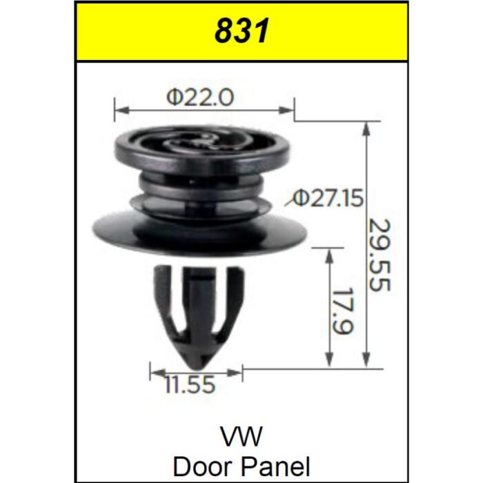 Clips Door Panel Vw