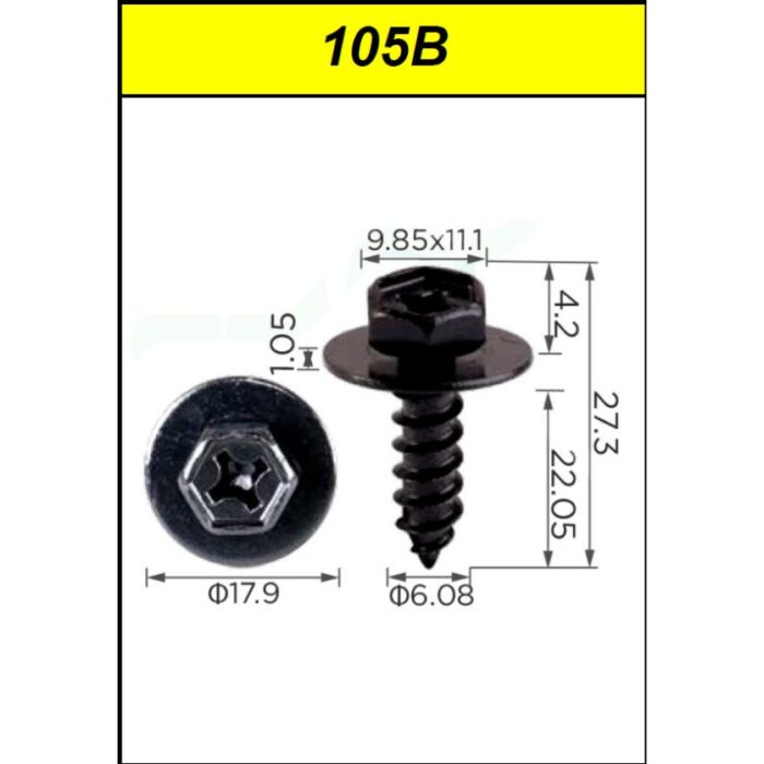 Clips Fender Screw 10MM Type 2