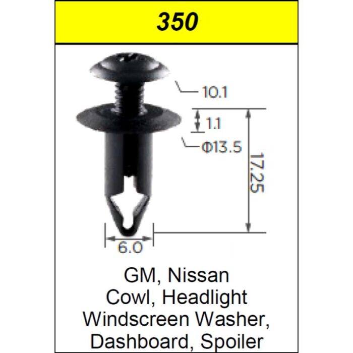 Clips Push Type Nissan