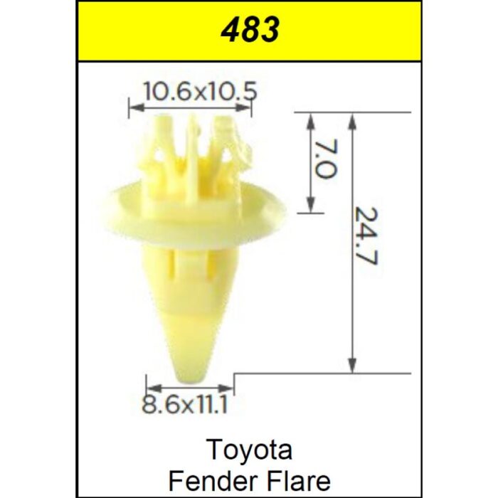Clips Toyota Fender Flare