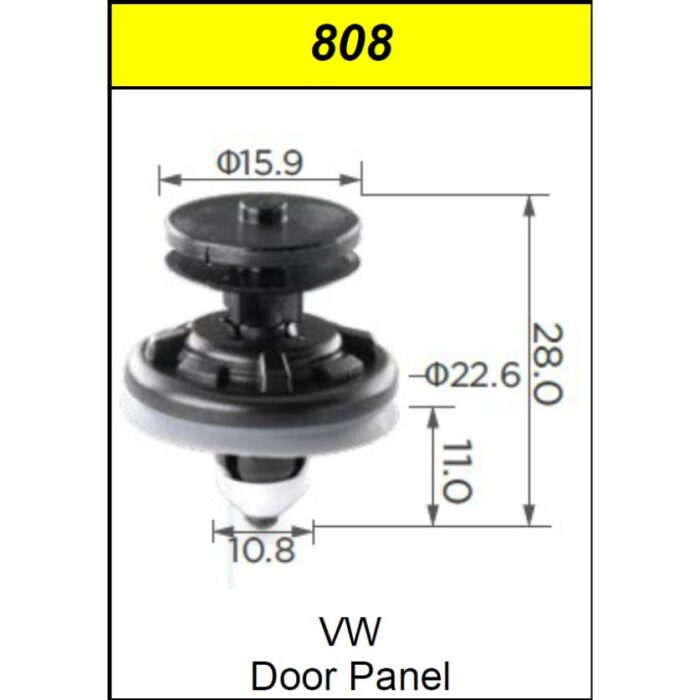 Clips Door Panel Vw