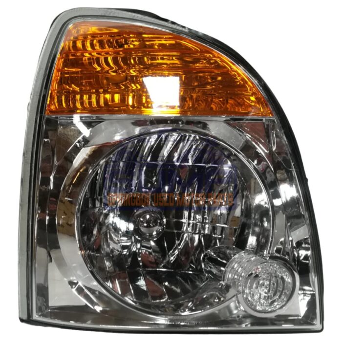 Headlamp H100 Manual Chrome 05-11