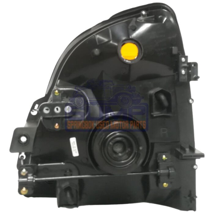 Headlamp H100 Manual Chrome 05-11 - Image 2