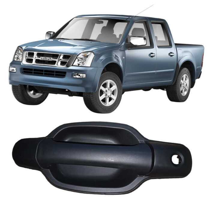 Door Handle Outer Front Isuzu Black 04 - Up