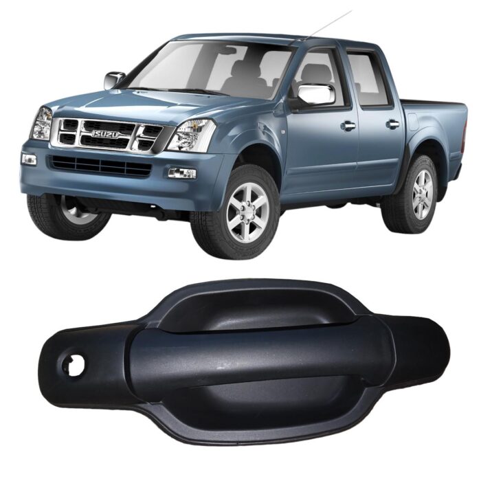 Door Handle Outer Front Isuzu Black 04 - Up