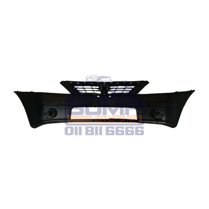 Bumper Front NP200 08 - Up Fixed Grill (BLACK HEADLAMPS) - Image 2