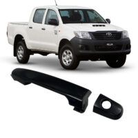Door Handle Front Outer Toyota Hilux 05 - 15 Black + Keyhole Lh