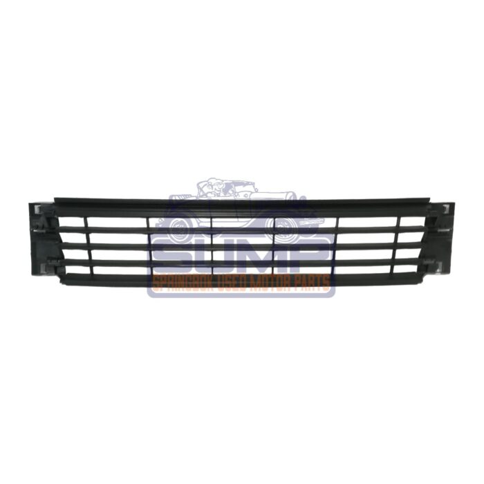 Bumper Grill Center Volkswagen POLO6 Hatch 14 - 17 Black