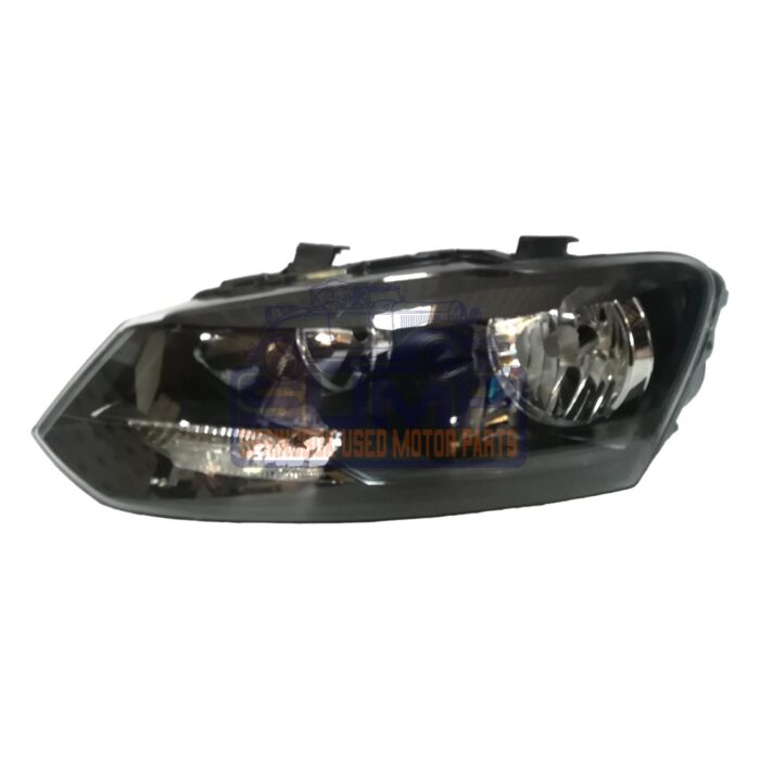 Headlamp Volkswagen POLO6 Hatch 14 - 17 Black - Trendline Lh