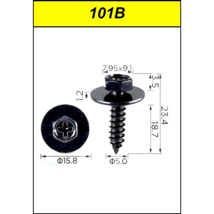 Clips Fender Screw 8MM