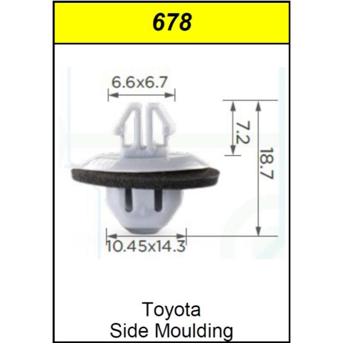 Clips Toyota Side Moulding