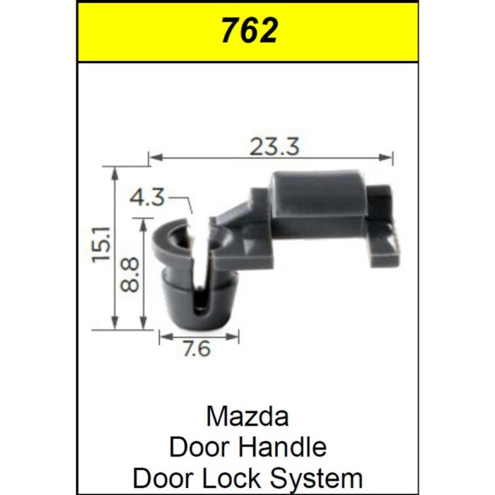 Clips Door Handle Lock Mazda