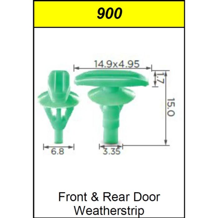 Clips Door Rubber