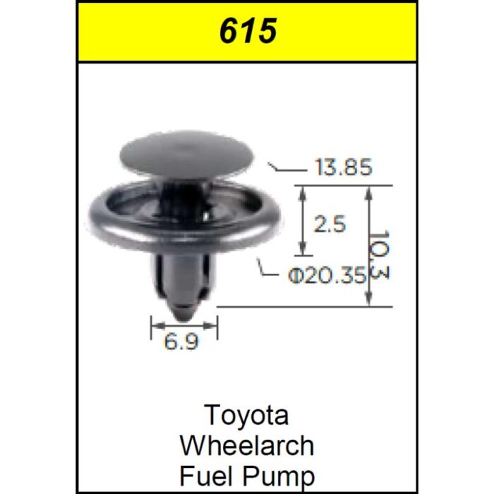 CLIPS FENDER TOYOTA