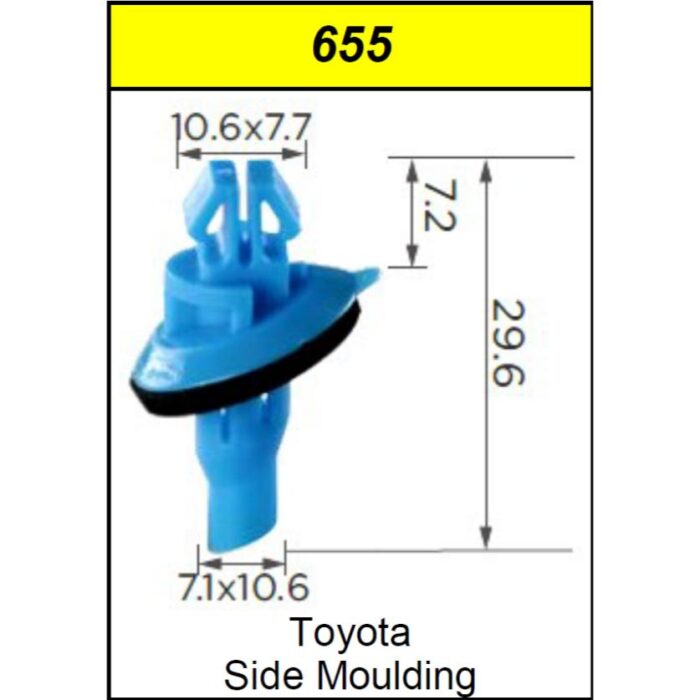 CLIPS TOYOTA SIDE MOULDING