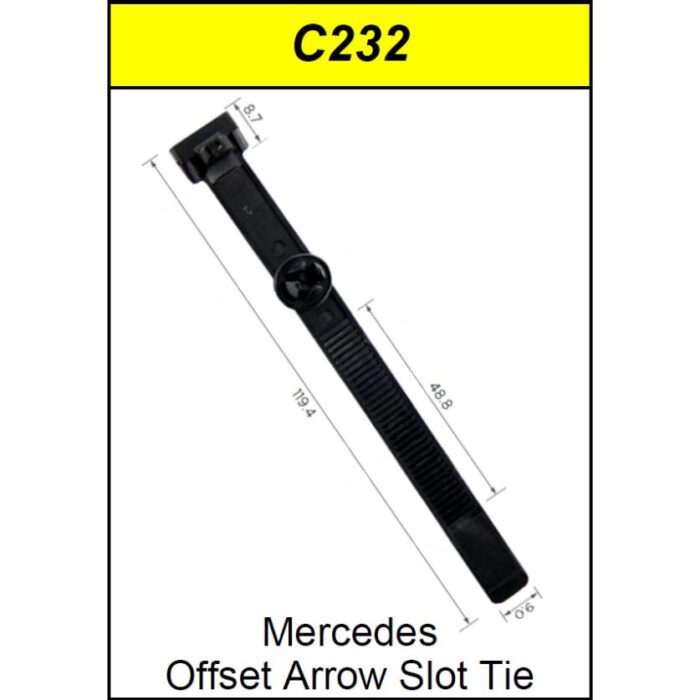 CLIP CABLE STRAP TIE