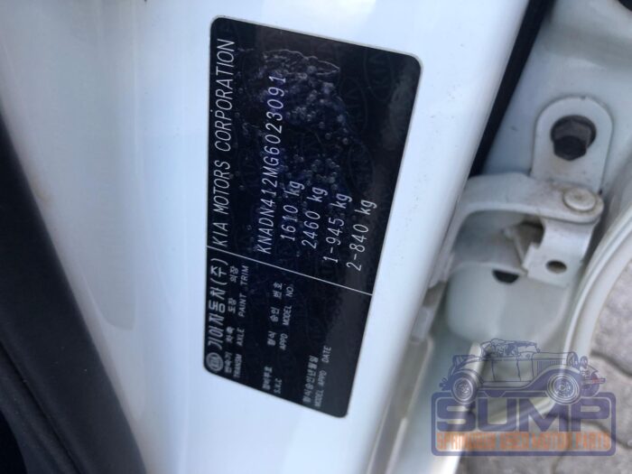 KIA , RIO 1 . 4 5 DR A / T , WHITE , 2016 ( 30080 ) - Image 11