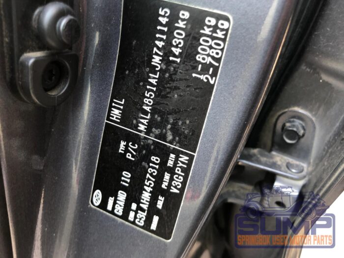 HYUNDAI , GRAND I 10 1 . 0 MOTION , GREY , 2018 ( 29804 ) - Image 10