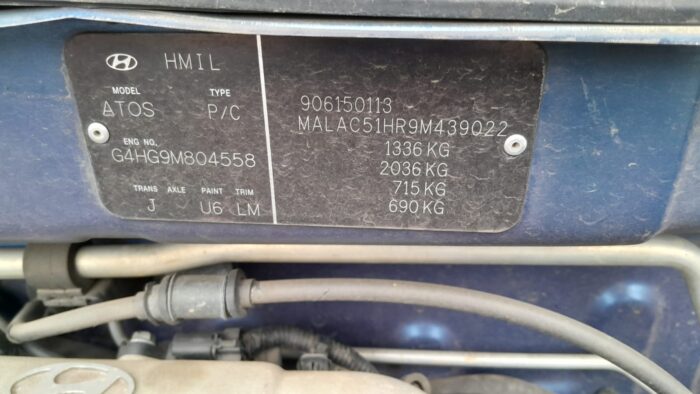 HYUNDAI , ATOS PRIME , BLUE , 2009 ( 29789 ) - Image 11