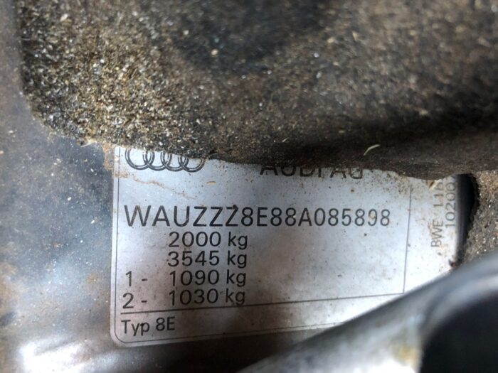 AUDI , A 4 2 . 0 F Si MULTITRONIC ( B 7 ) , GREY , 2008 ( 29430 ) - Image 10