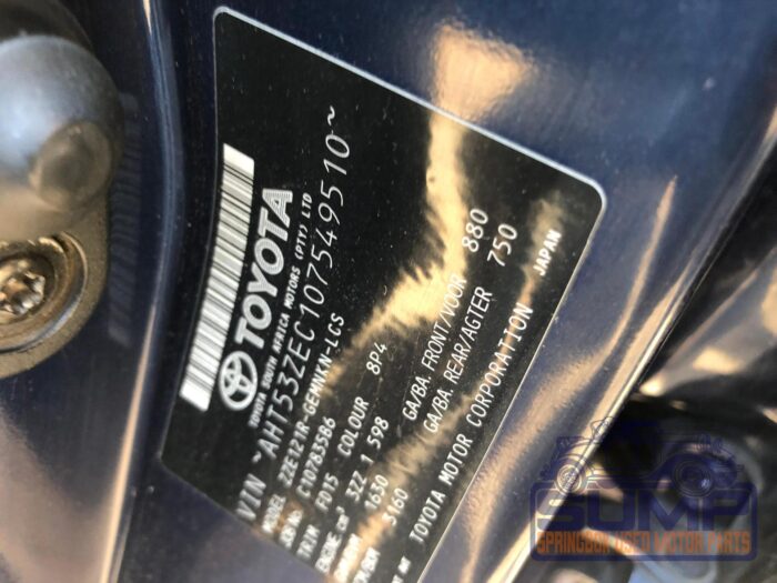 TOYOTA , COROLLA 160 I GLE , BLUE , 2006 ( 29983 ) - Image 10