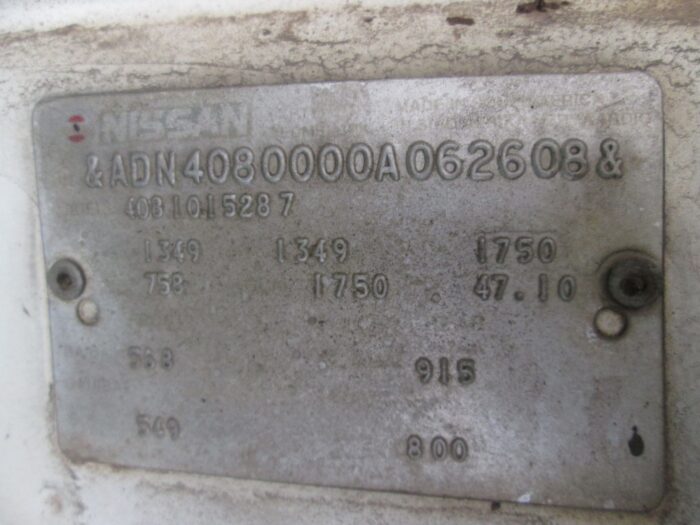 NISSAN , 1400 STD 5 Speed ( 408 ) P / U S / C , WHITE , 2007 ( 29228 ) - Image 7
