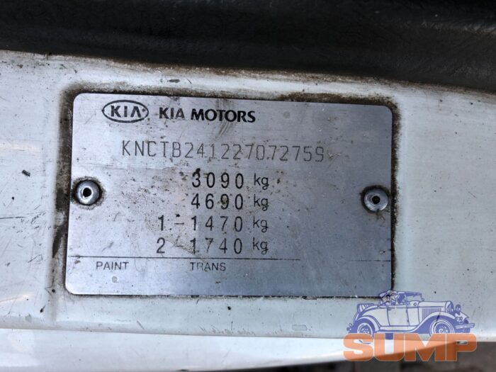 KIA , PREGIO 2 . 7 D F / C P / V , WHITE , 2001 ( 29479 ) - Image 11