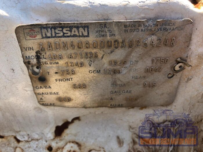 NISSAN , 1400 5 SPEED P / U S / C , WHITE , 2002 ( 29996 ) - Image 11