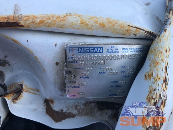 NISSAN , 1400 CHAMP ( B 01 ) P / U S / C , WHITE , 2009 ( 29488 ) - Image 11