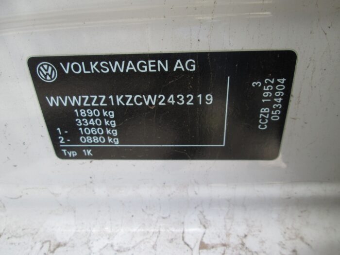 VOLKSWAGEN , GOLF VI GTI 2 . 0 TSI DSG , WHITE , 2012 ( 29255 ) - Image 8