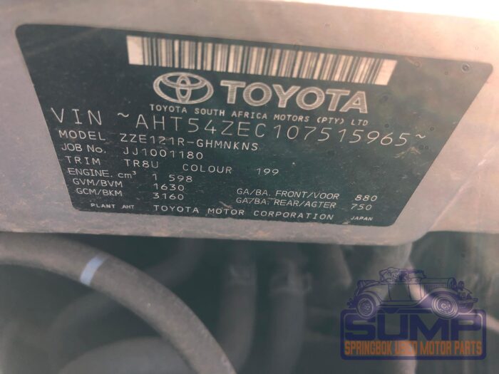 TOYOTA , RUNX 160 I RS , SILVER , 2003 ( 29976 ) - Image 11