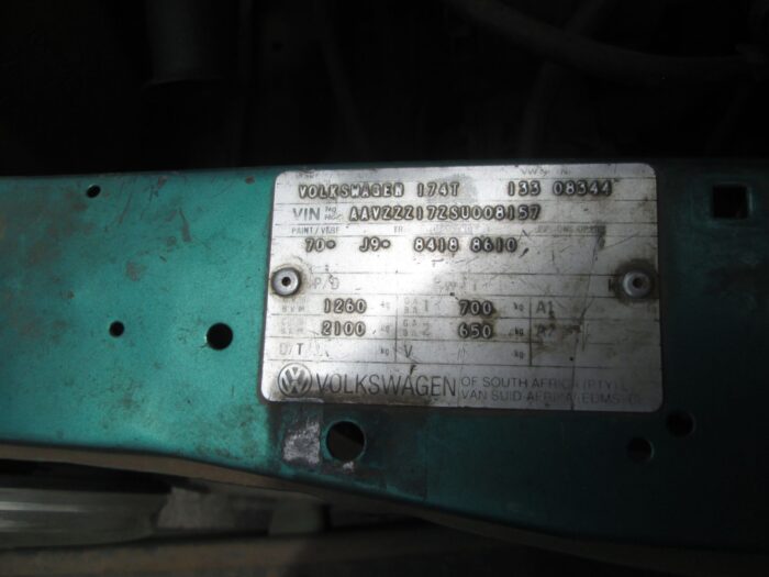 VOLKSWAGEN , CITI BLUES 1 . 6 , GREEN , 1995 ( 29266 ) - Image 6