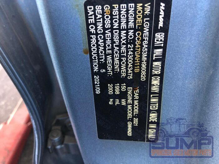 GWM , HAVAL H 6 C 2 . 0 T LUXURY D , GREEN , 2021 ( 30018 ) - Image 11