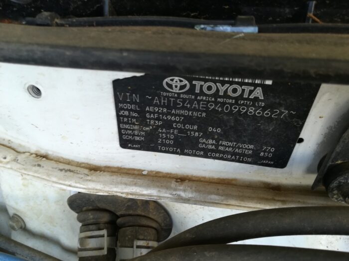 TOYOTA , TAZZ 160 i , WHITE , 2002 ( 29313 ) - Image 11
