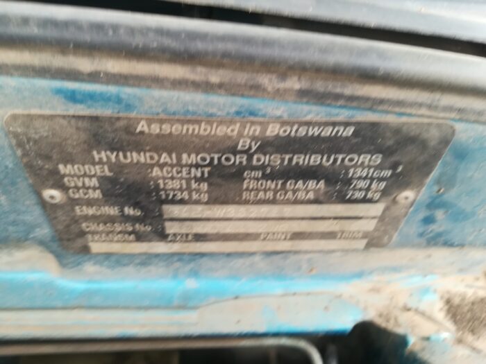 HYUNDAI , ACCENT 1 . 3 LS , BLUE , 1998 ( 29364 ) - Image 11