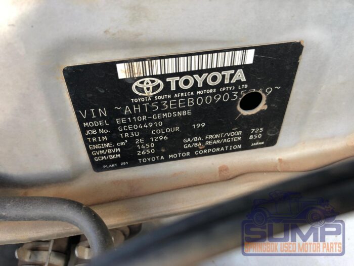 TOYOTA , COROLLA 130 GLE , SILVER , 2002 ( 29980 ) - Image 11