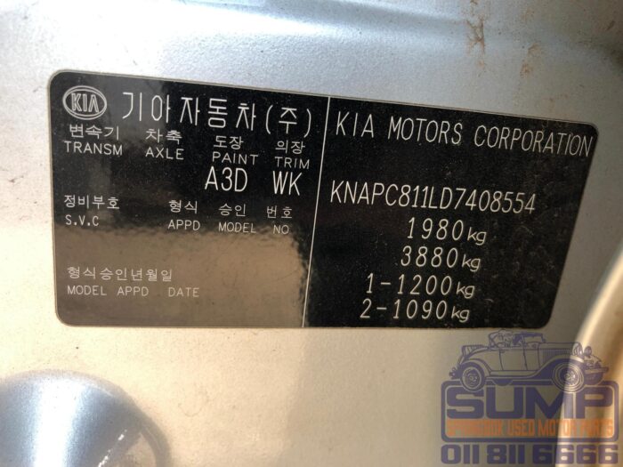 KIA , SPORTAGE 2 . 0 , SILVER , 2013 ( 30149 ) - Image 11