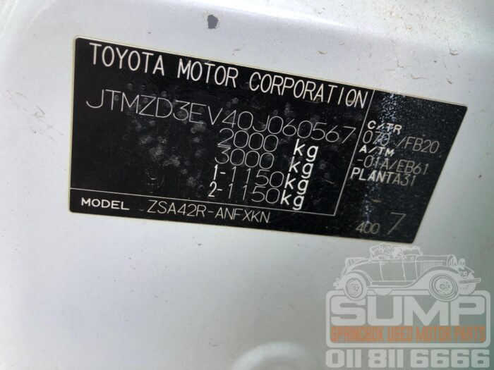 TOYOTA , RAV 4 2 . 0 GX , WHITE , 2016 ( 30716 ) - Image 11