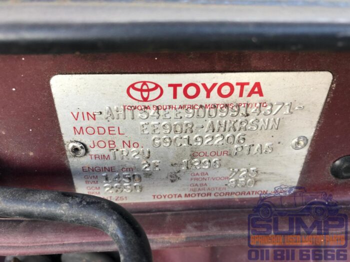 TOYOTA , CONQUEST 130 TAZZ , RED , 1997 ( 30159 ) - Image 11