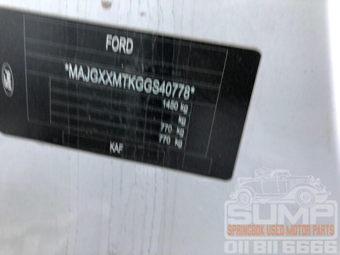 FORD , FIGO 1 . 5 TREN , WHITE , 2016 ( 30650 ) - Image 11