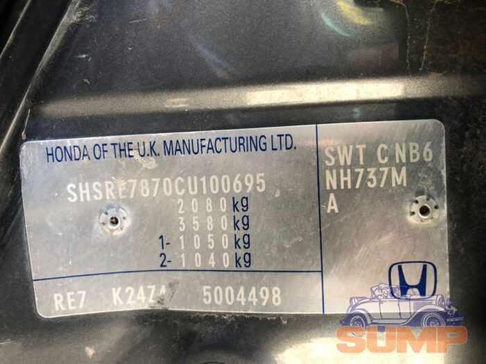 HONDA , CRV 2 . 4 VTEC EXECUTIVE A / T , GRAY , 2012 ( 29683 ) - Image 11
