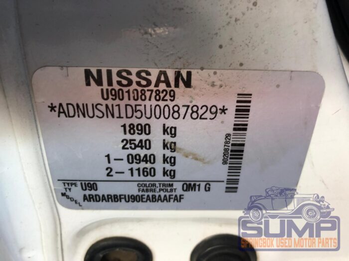NISSAN , NP 200 1 . 6 A / C P / U S / C , WHITE , 2014 ( 29739 ) - Image 11