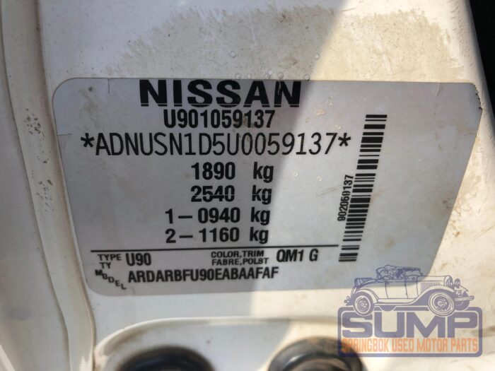 NISSAN , NP 200 1 . 6 A / C P / U S / C , WHITE , 2013 ( 29809 ) - Image 11