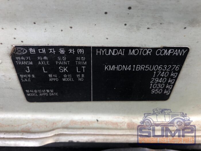 HYUNDAI , ELANTRA 1 . 6 GLS , SAGE SILVER , 2005 ( 29815 ) - Image 11